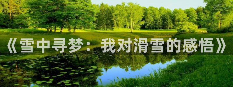 劲球体育：《雪中寻梦：我对滑雪的感悟》